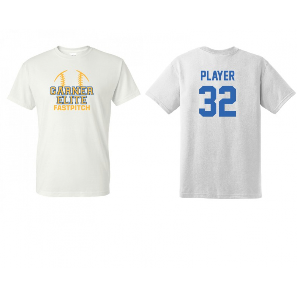Garner Elite Softball Tees 8000 WH 2