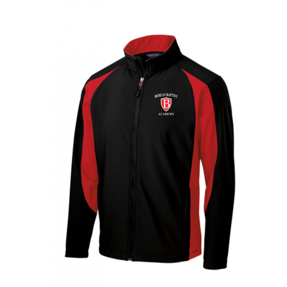 Berean 2020 PE Uniforms MOCKUP ST970 Black-True Red