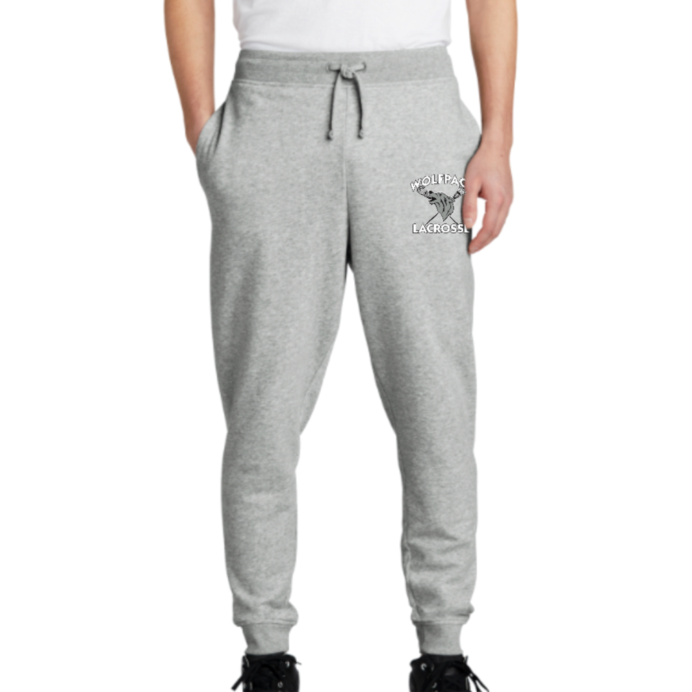 Open Bottom Sweatpants with heat transferred logo