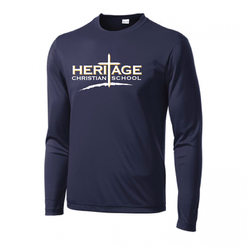 Heritage Christian School Online Store-ST350LS-Navy