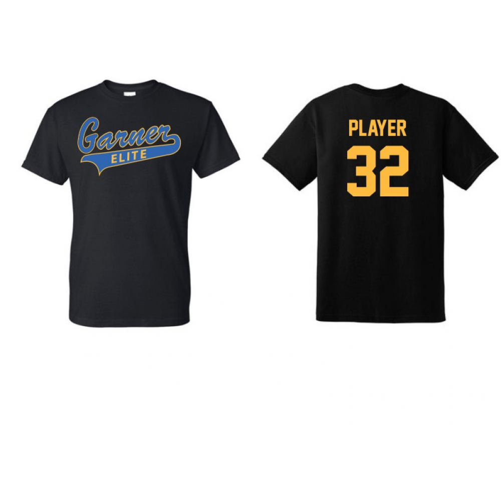 Garner Elite Softball Tees 8000 BK 1