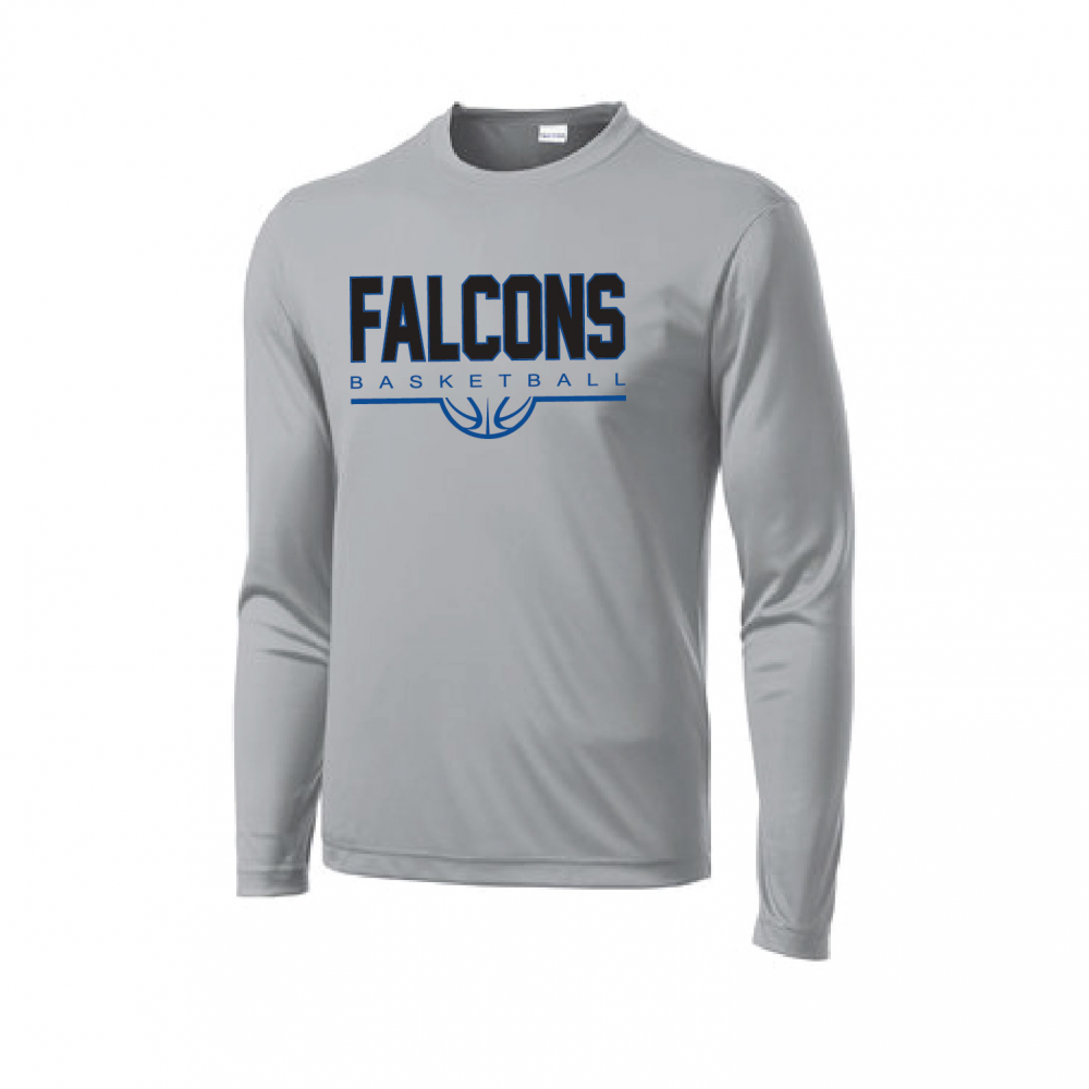 Faulkner Falcons - Basketball Team Store-ST350LS-Silver