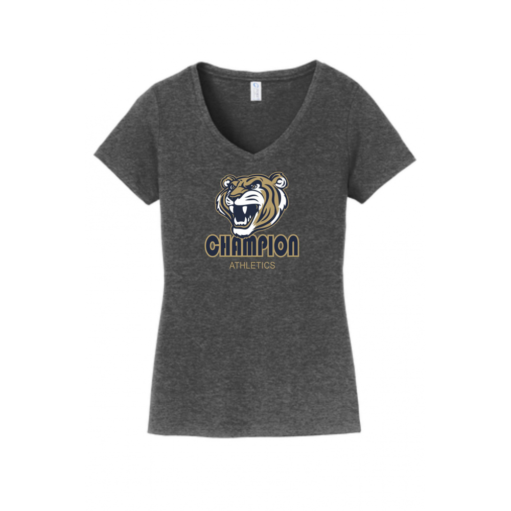 Champion Christian Year Around MOCKUP LPC450V Dark Heather Grey