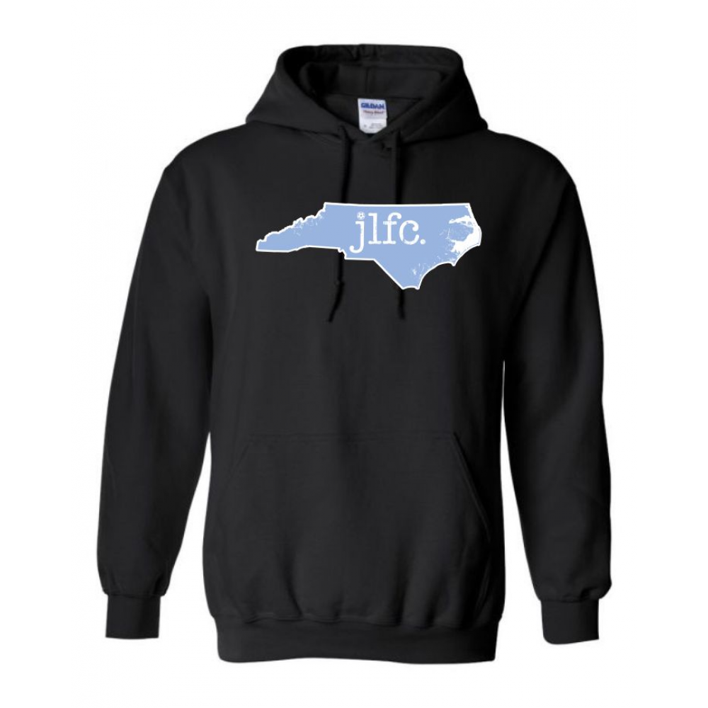 Jordan Lake Futbol Club YEAR AROUND MOCKUP 2-Color PC78H-PC90YH Jet Black