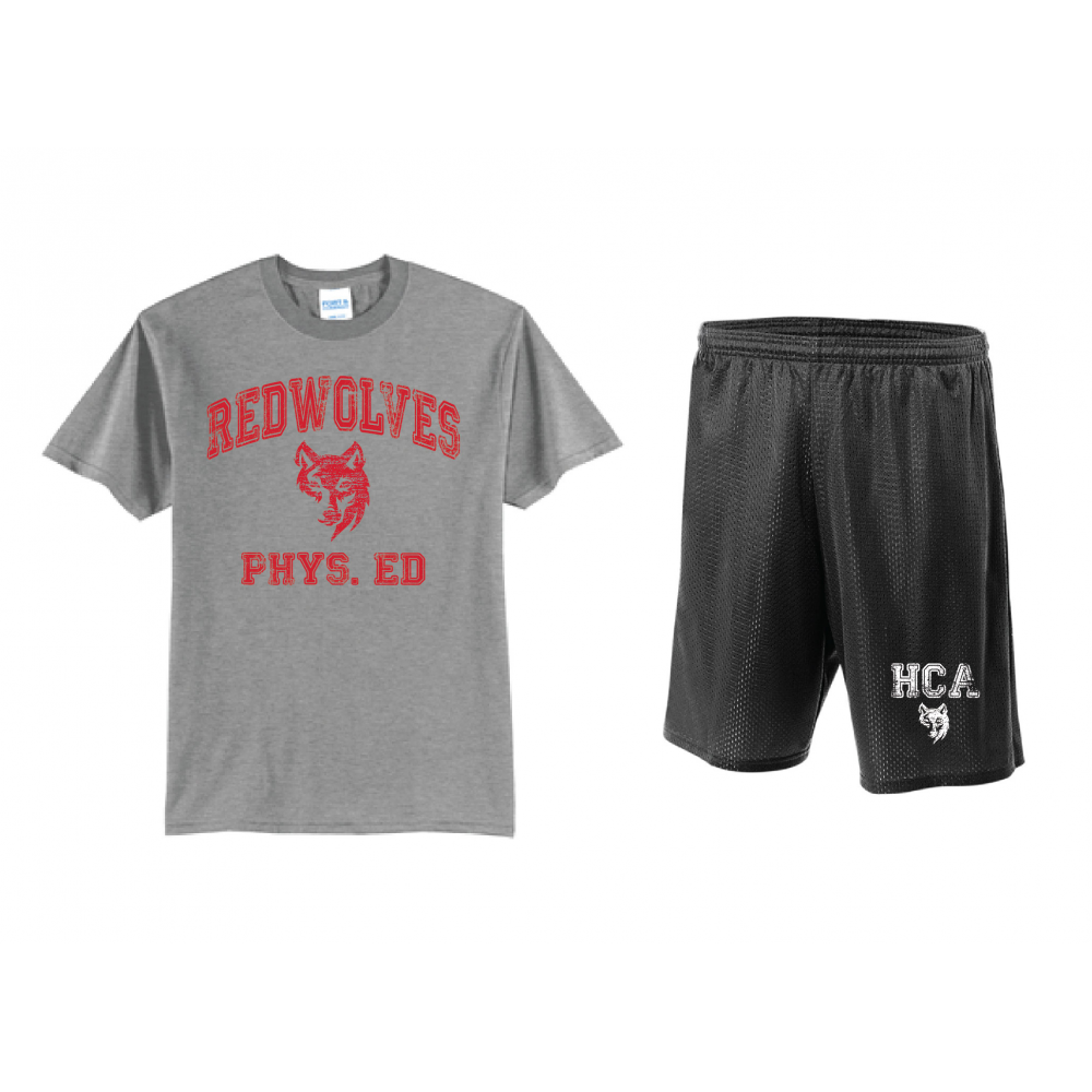 Haywood Christian PE Store-Athletic Heathe-Black