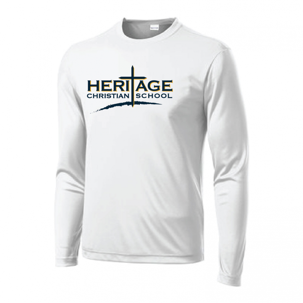 Heritage Christian School Online Store-ST350LS-White