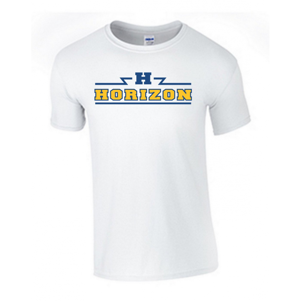 Horizon Christian 2019 Athletic Store MOCKUP WHITE TEE