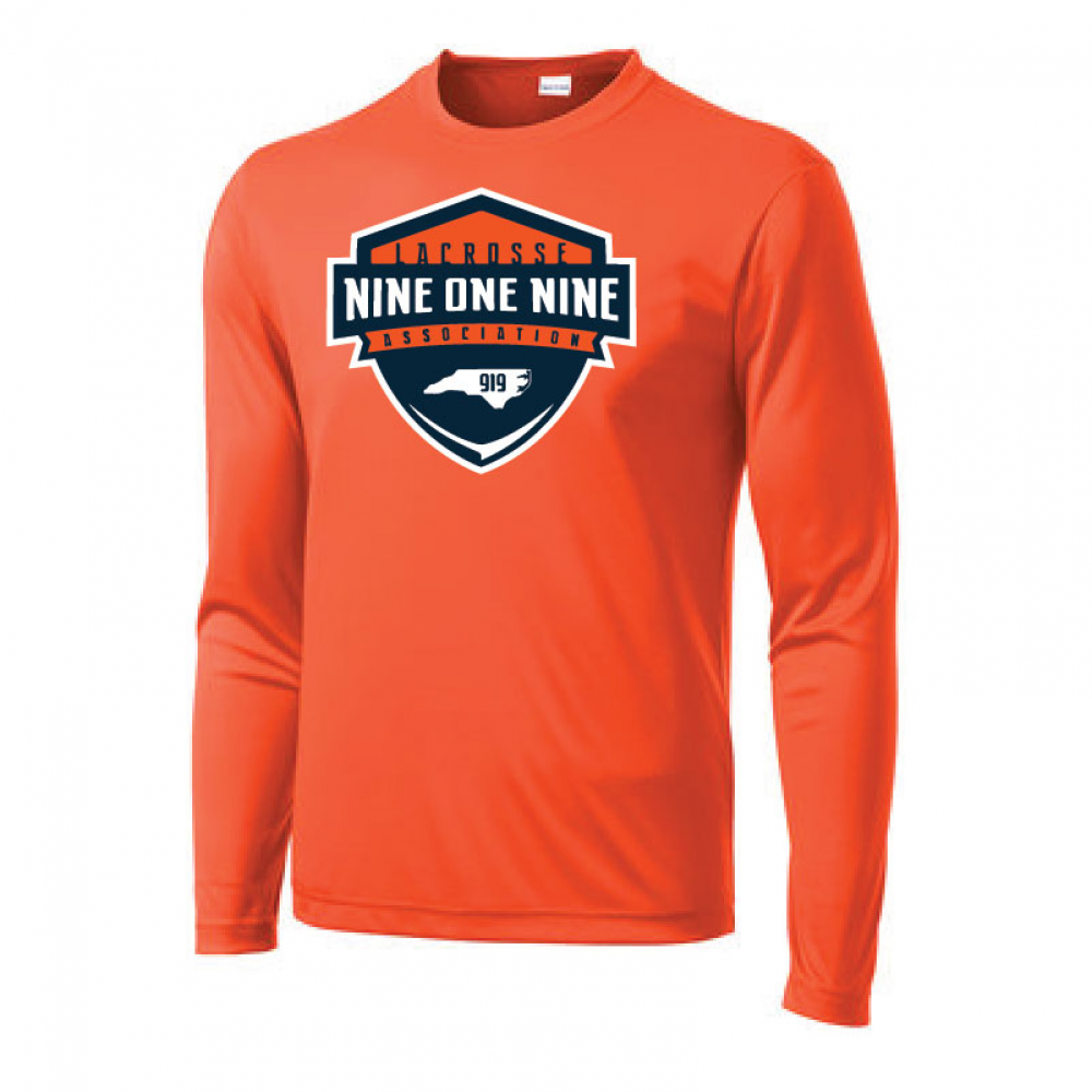 919 Lacrosse Association - Year Round Team Store_ST350LS -Neon Orange