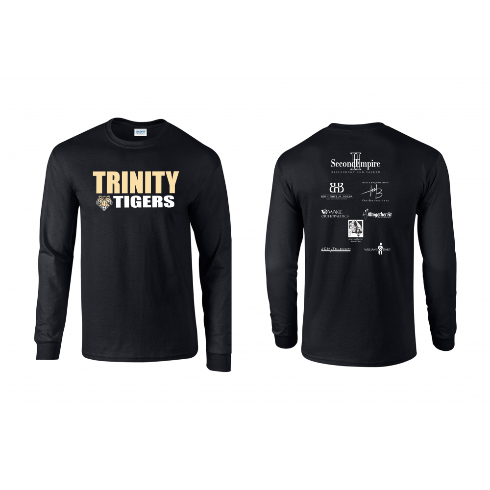 Trinity Academy Spirit Wear Mockup black long