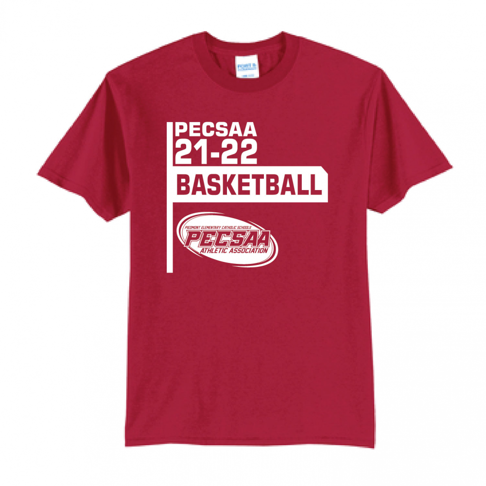 Our Lady of Grace Conference Tees-Basketball-PC55-Red-IHM