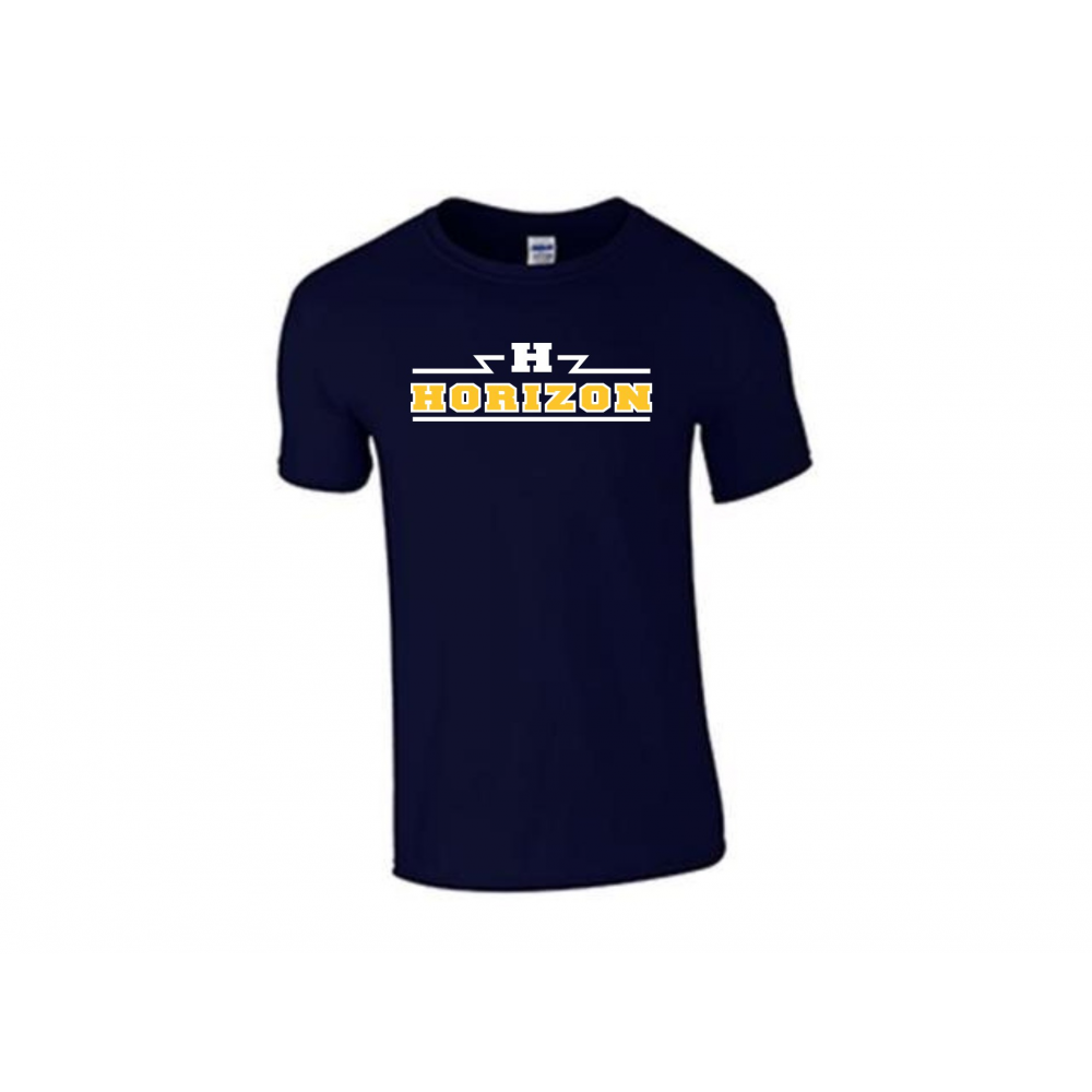 Horizon Christian 2019 Athletic Store MOCKUP NAVY TEE