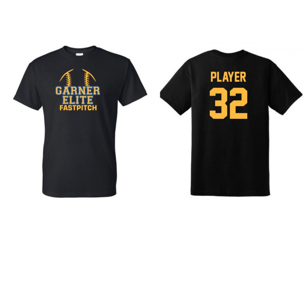 Garner Elite Softball Tees 8000 BK 2