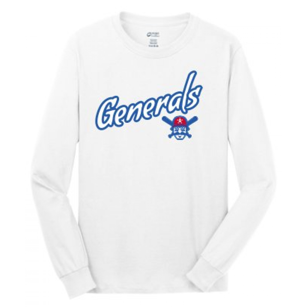 Garner Generals » Tees » Port & Company 100% Cotton LS Tee