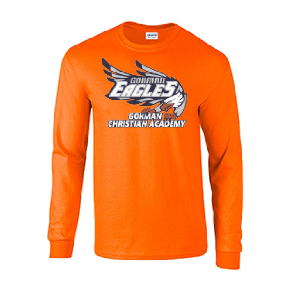 Gorman Christian Academy » Tees » Gildan Heavyweight Long-Sleeve Tee