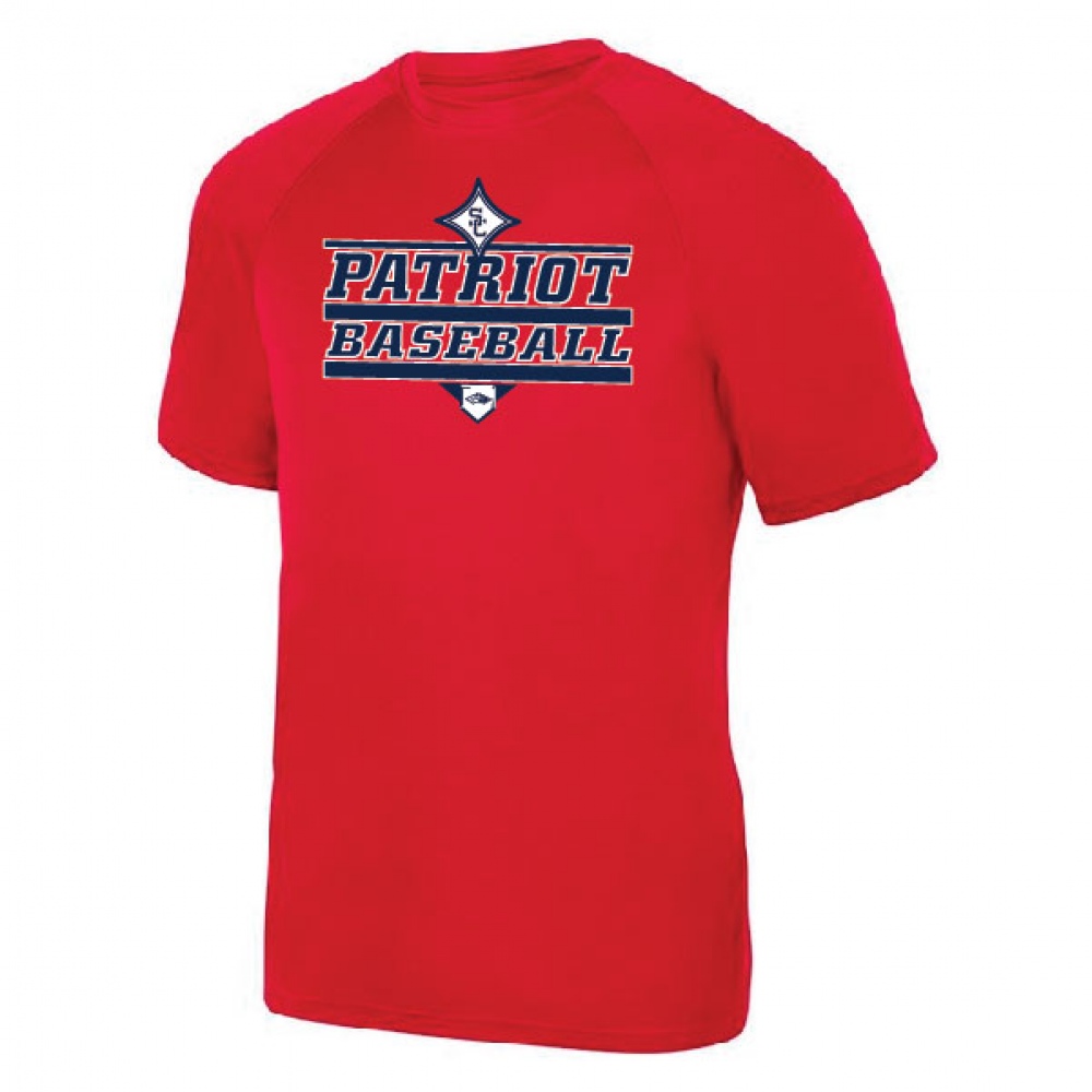 Sandy Creek Baseball Team Gear_Augusta Sportwear Tee -#2790 Scarlet