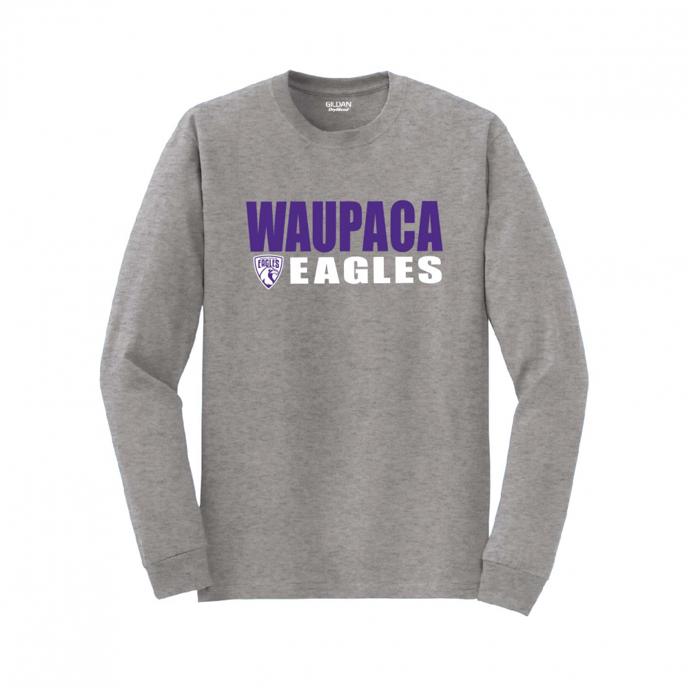 Waupaca Christian Academy Christmas Store 2020-Design1-G8400-Sports Grey