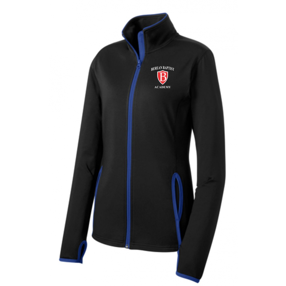 Berean 2020 PE Uniforms MOCKUP LST853 Black-True Royal