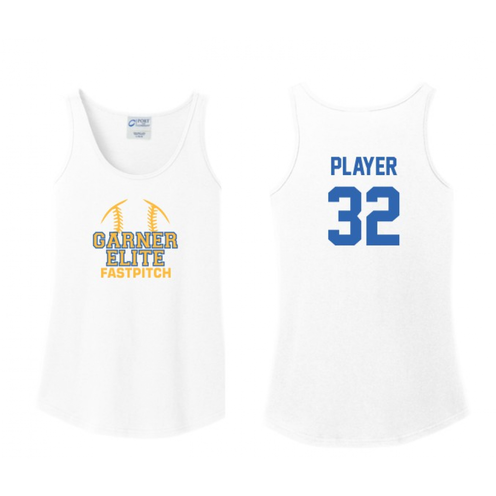 Garner Elite Softball Tees TT WH 2