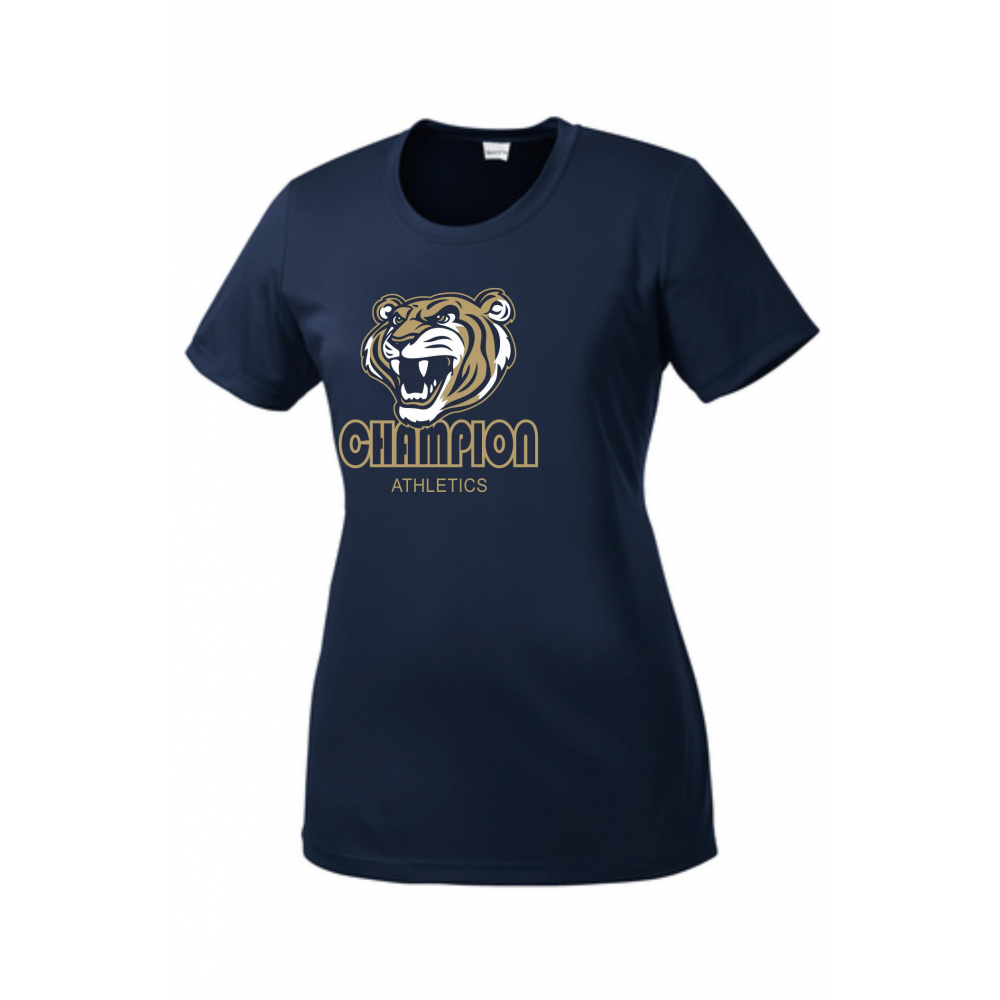 Champion Christian Year Around MOCKUP LST350 Navy Tiger Head