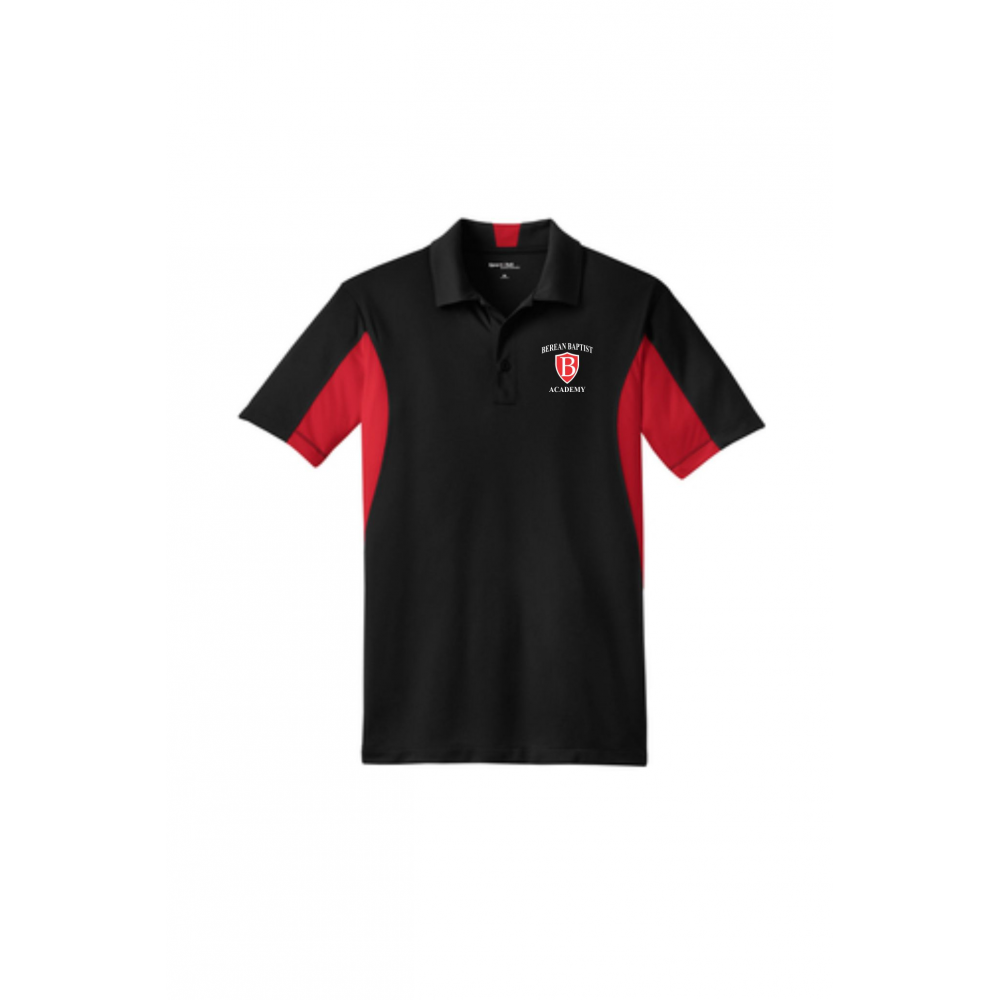 Berean 2020 PE Uniforms MOCKUP ST655 Black-True Red