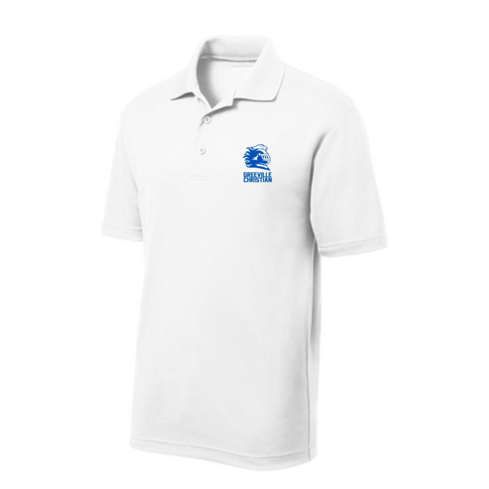 Greenville Christian Athletic WHITE POLOS