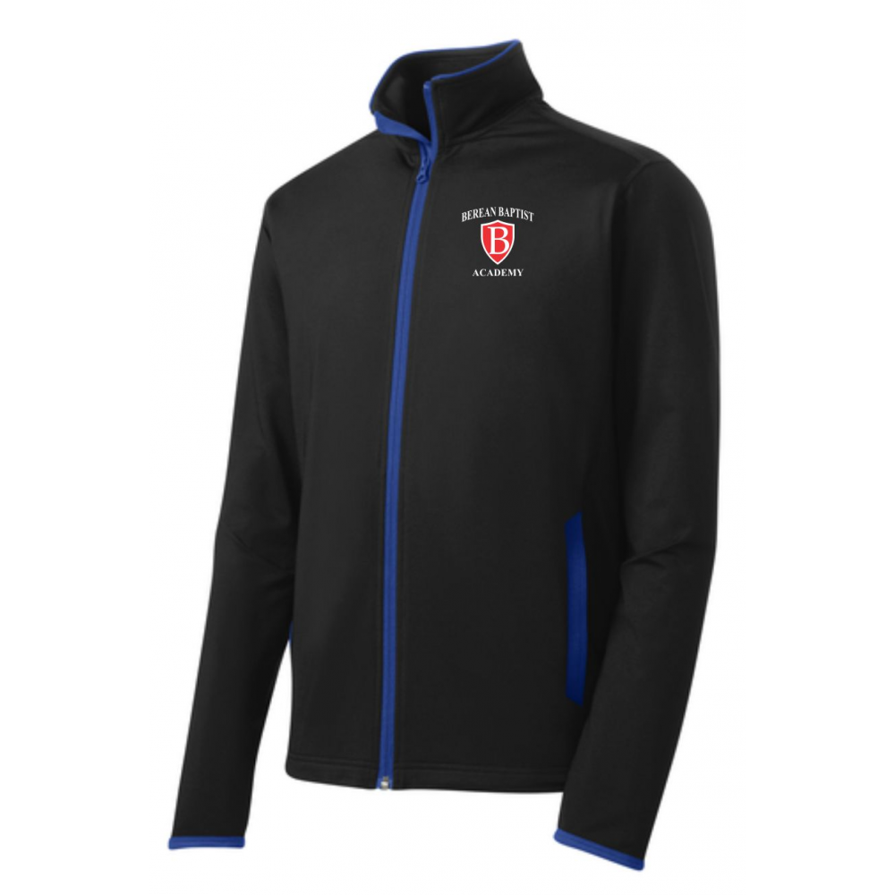 Berean 2020 PE Uniforms MOCKUP ST853 Black-True Royal
