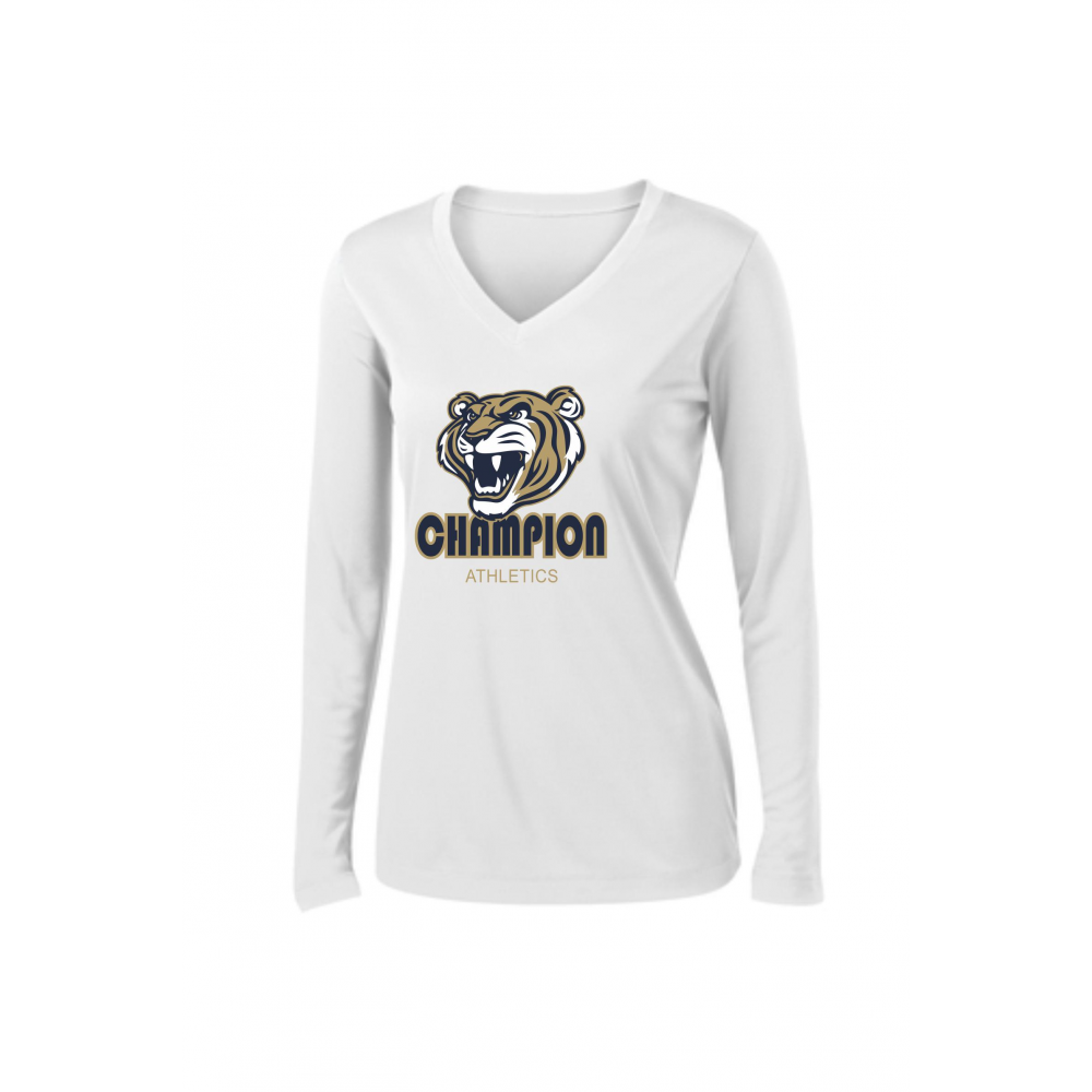 Champion Christian Year Around MOCKUP LST353LS White Tiger Head
