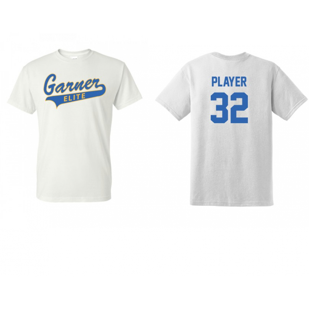 Garner Elite Softball Tees 8000 WH 1
