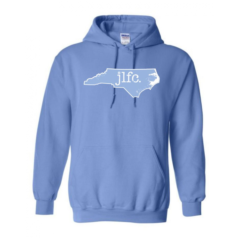 Jordan Lake Futbol Club YEAR AROUND MOCKUP 2-Color PC78H-PC90YH Carolina Blue