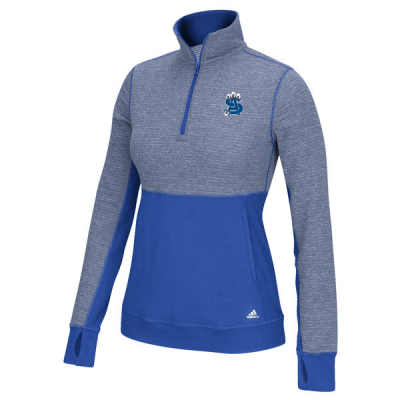 Adidas women's climalite shop twist 1/2 zip