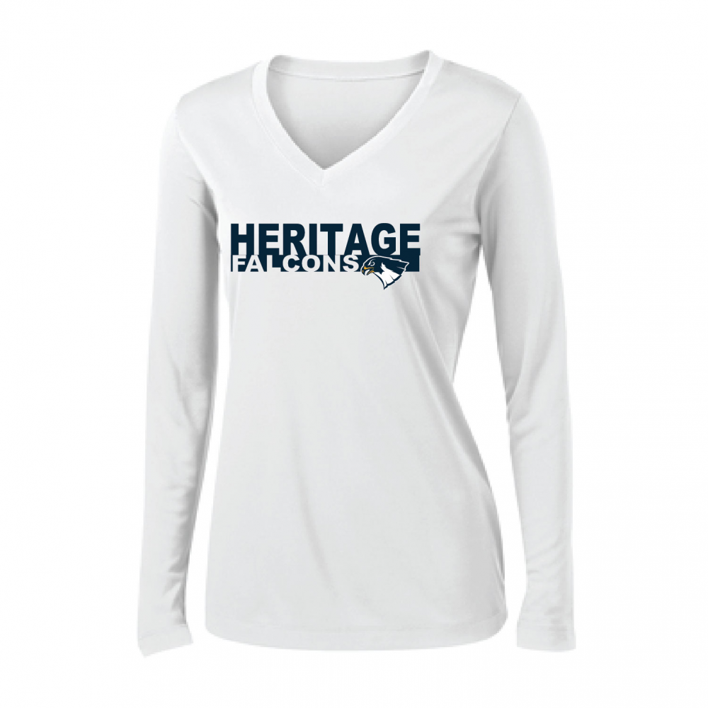 Heritage Christian School Online Store-LST353LS-White