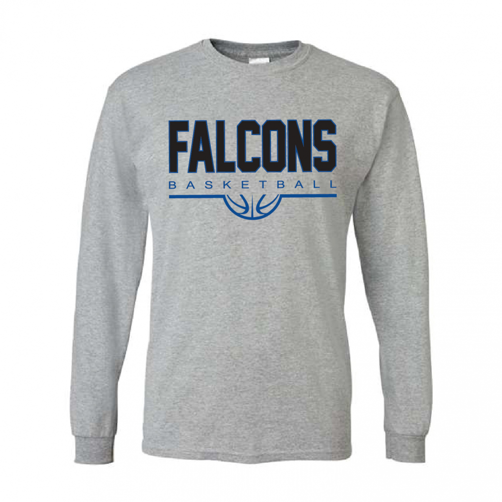 Faulkner Falcons - Basketball Team Store-G8400-Sports Grey