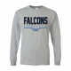 Faulkner Falcons - Basketball Team Store-G8400-Sports Grey