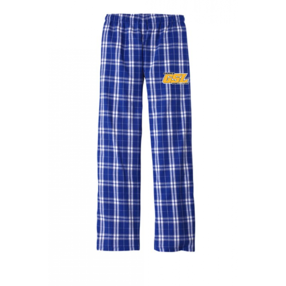 Garner Sports League Pants District Women s Flannel Plaid Pant