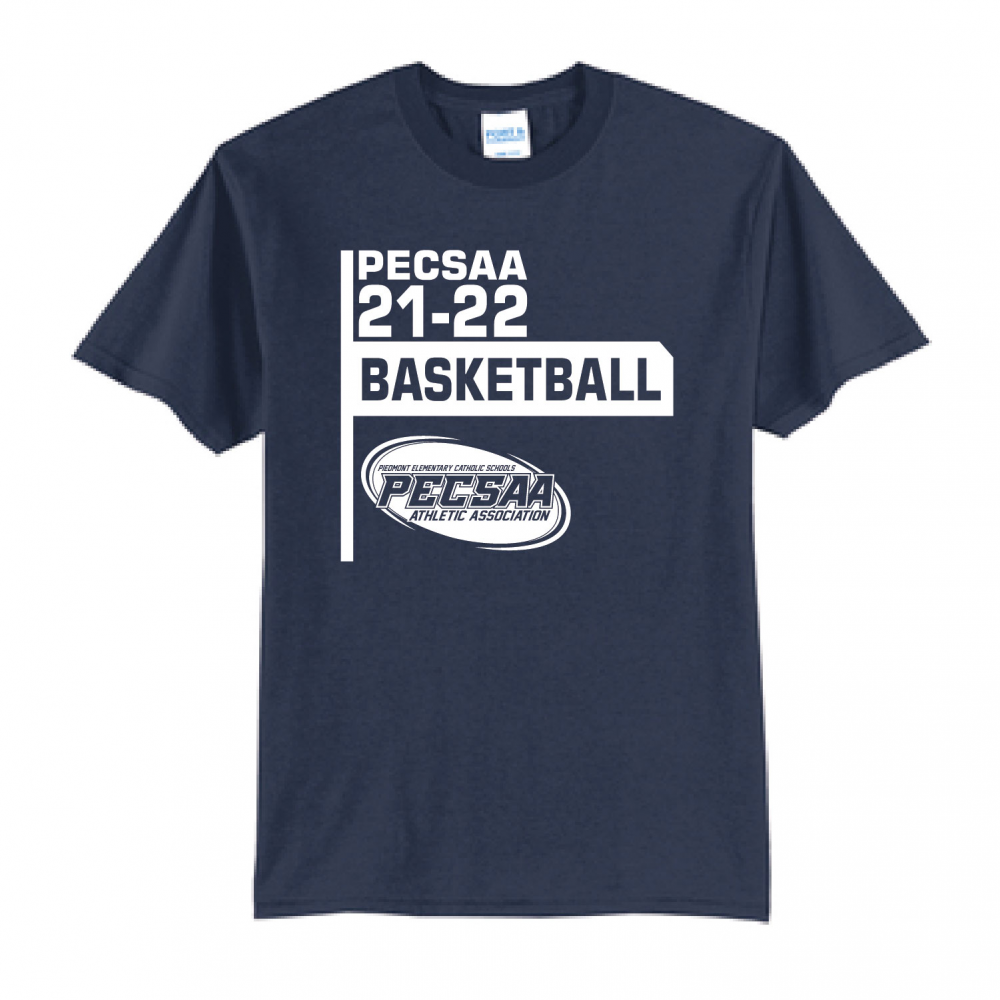 Our Lady of Grace Conference Tees-Basketball-PC55-Navy-SHCS