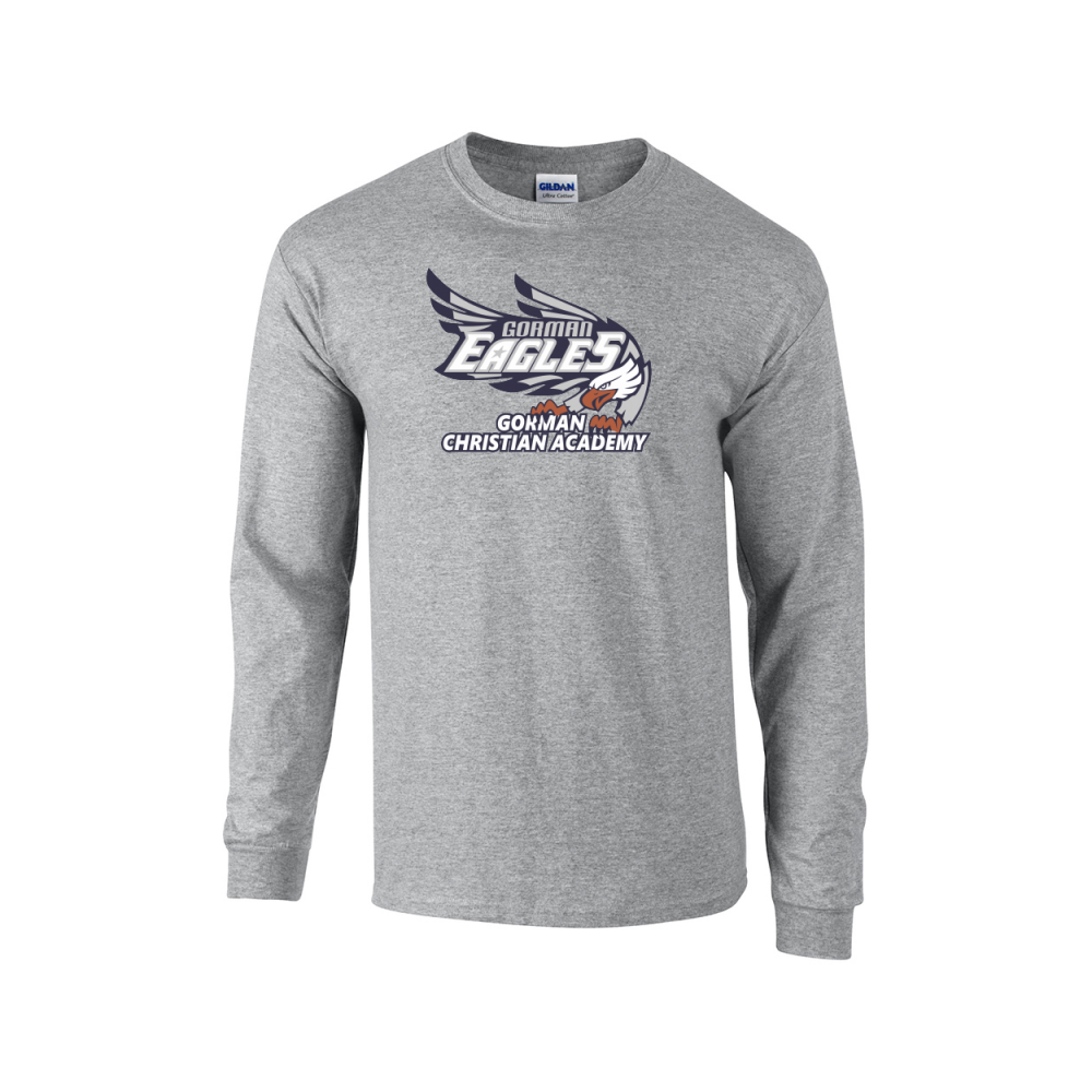 Gorman Christian Academy » Tees » Gildan Heavyweight Long-Sleeve Tee