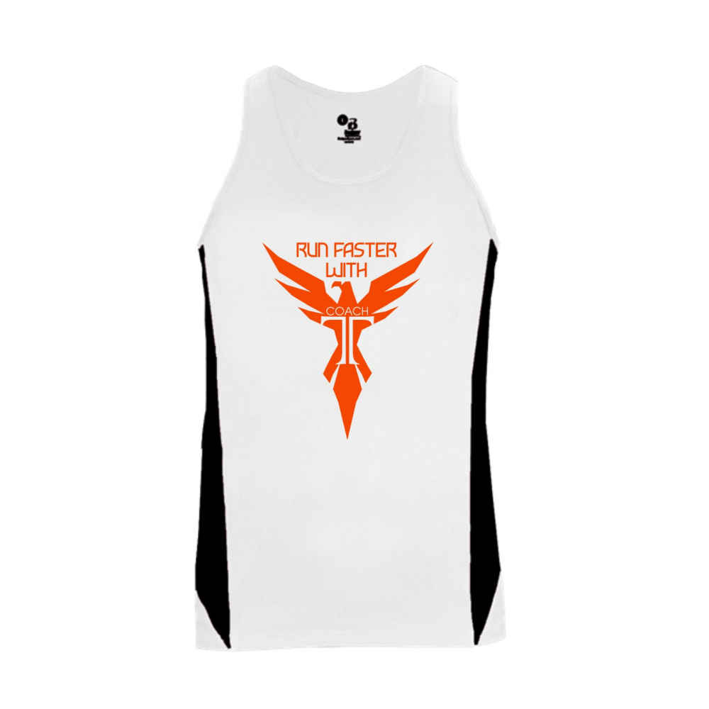Run Faster with Coach T  MOCKUP 8967 White