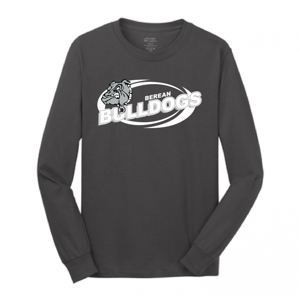 Berean Baptist Academy Store-Berean Bulldogs-PC54LS-Charcoal