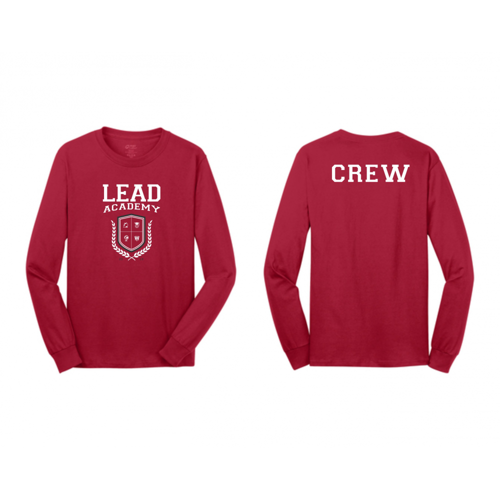 Lead Academy CREW red LS
