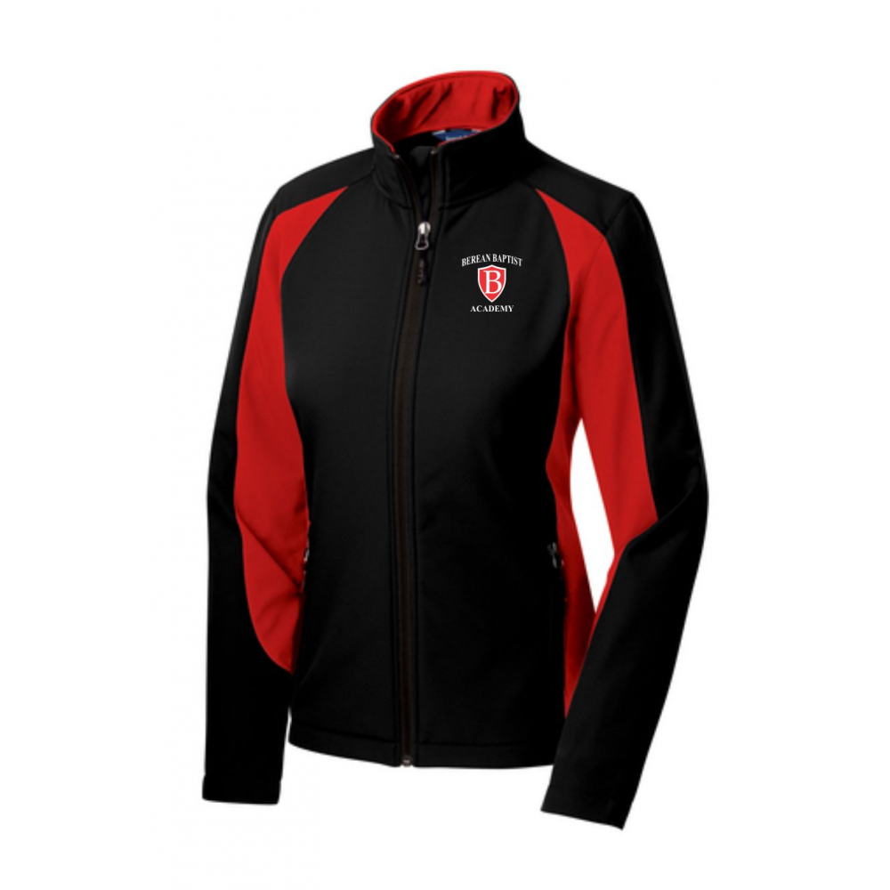 Berean 2020 PE Uniforms MOCKUP LST970 Black-True Red