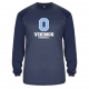 Oakmont Baseball NAVY TONAL LS TEE