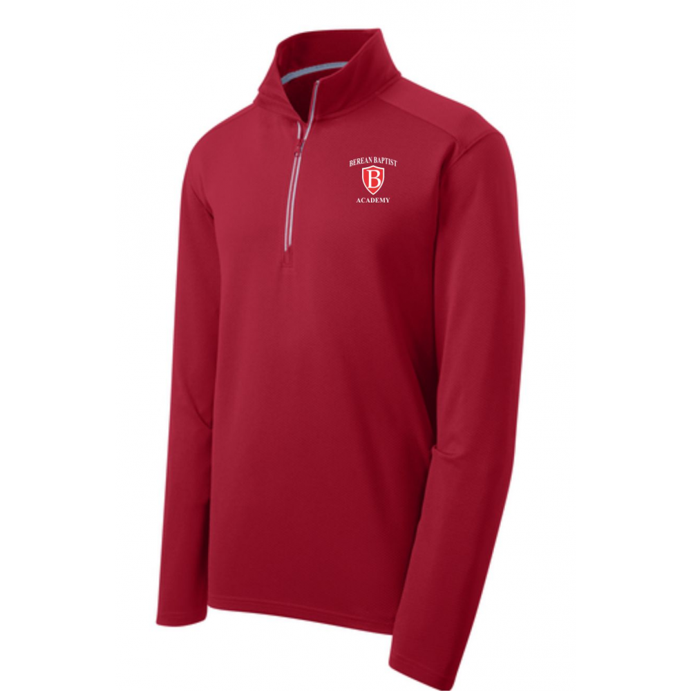 Berean 2020 PE Uniforms MOCKUP ST860 Deep Red