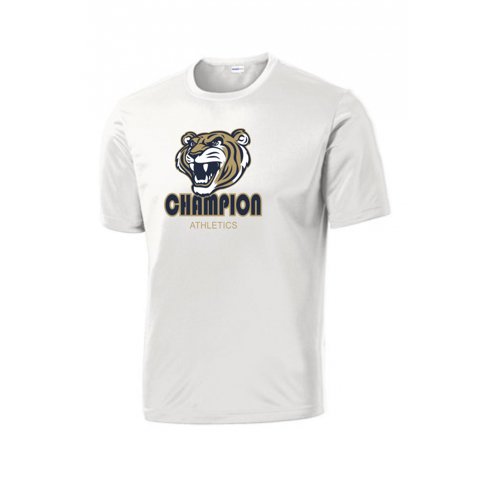 Champion Christian Year Around MOCKUP ST350 White Tiger Head