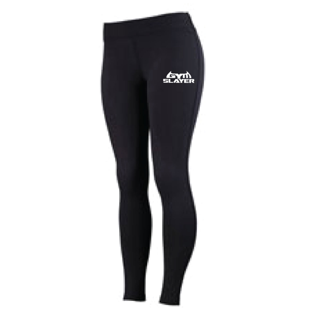 Sport-Tek LPST890 Womens Black Moisture Wicking Leggings —