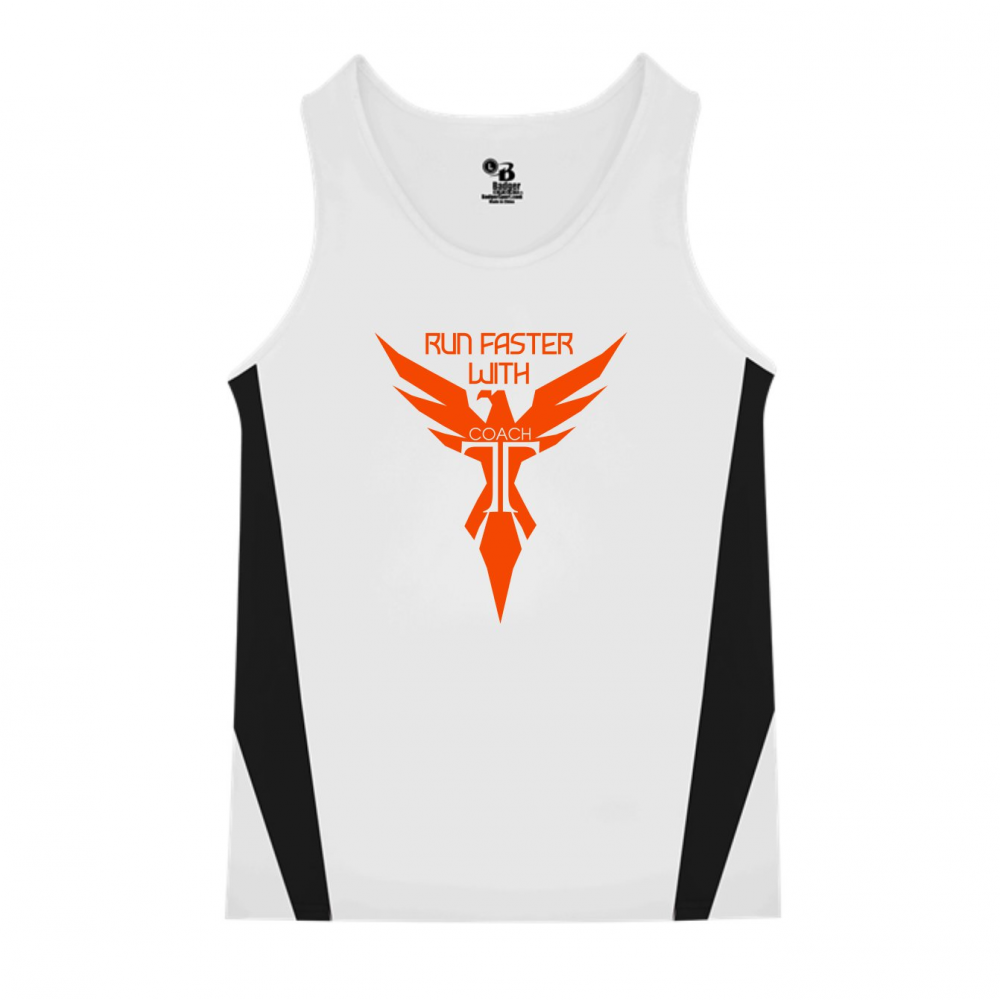 Run Faster with Coach T  MOCKUP 8667 White