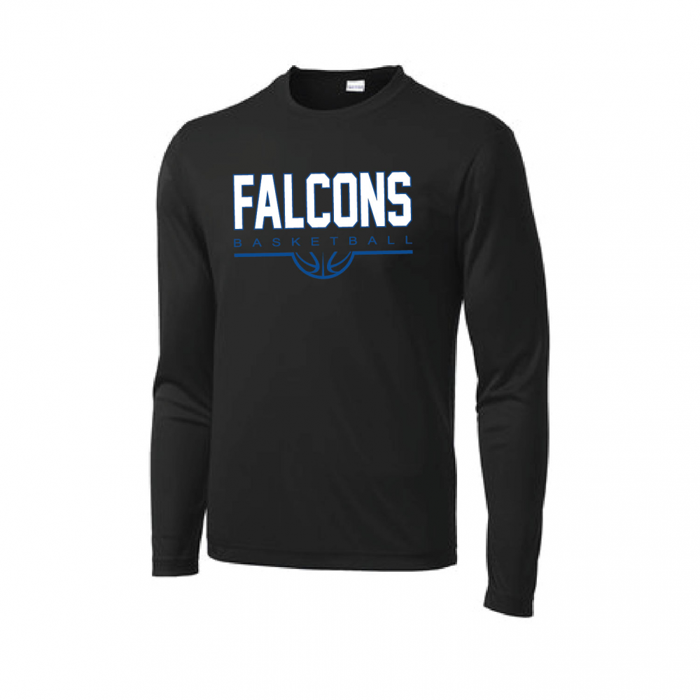 Faulkner Falcons - Basketball Team Store-ST350LS-Black