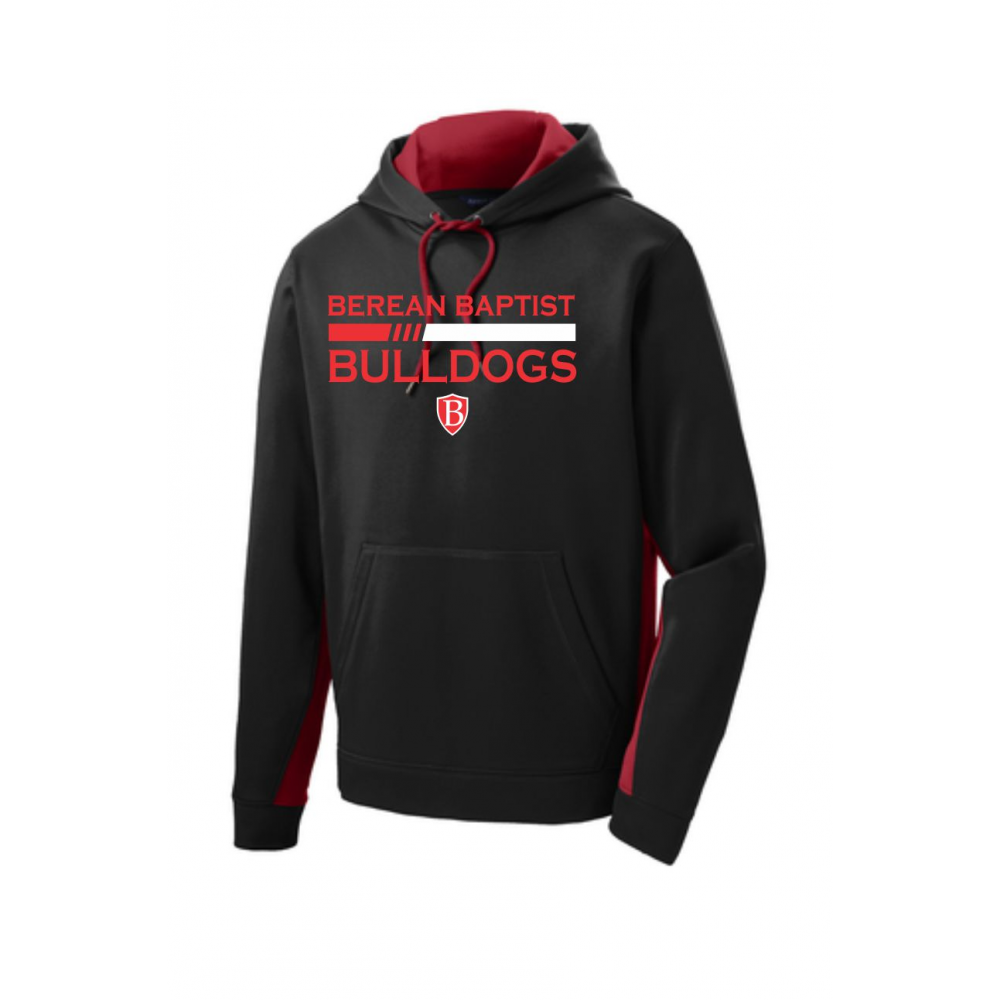 Berean YEAR AROUND Store MOCKUP Beran Baptist Bulldogs ST235-YST235 Black-Deep Red