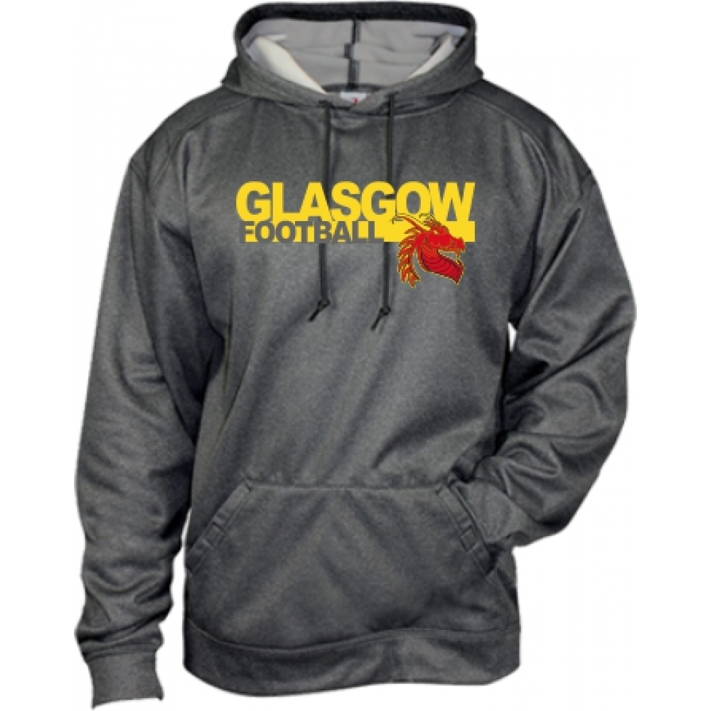 Glasgow High Football heather hoodie