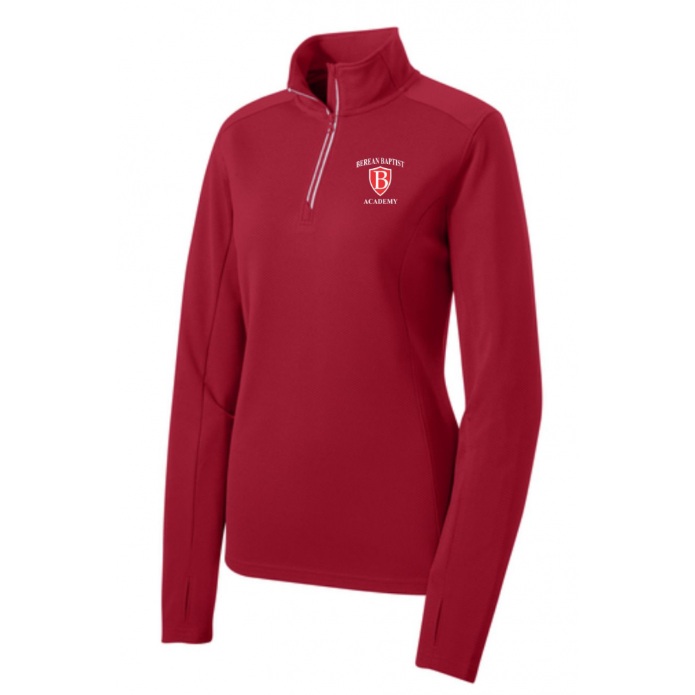 Berean 2020 PE Uniforms MOCKUP LST860 Deep Red