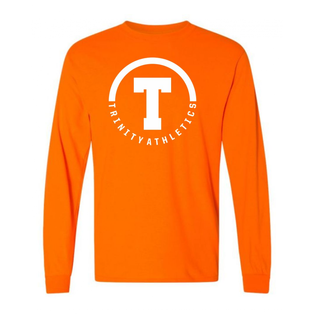 Trinity Christian Athletic Store MOCKUP G5400 Orange T LOGO